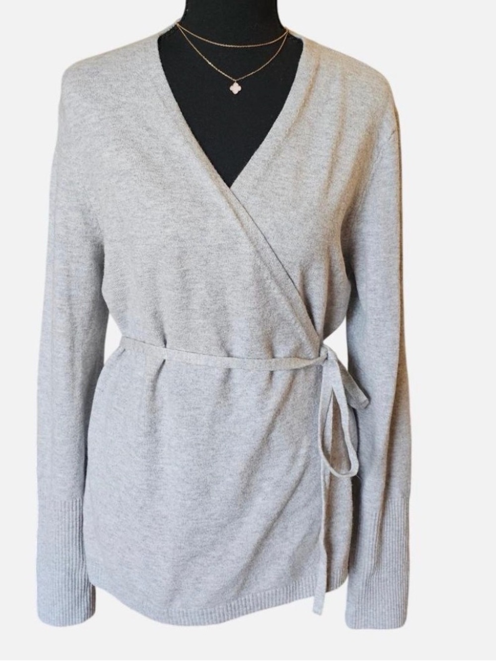 LOFT V-Neck Wrap Sweater